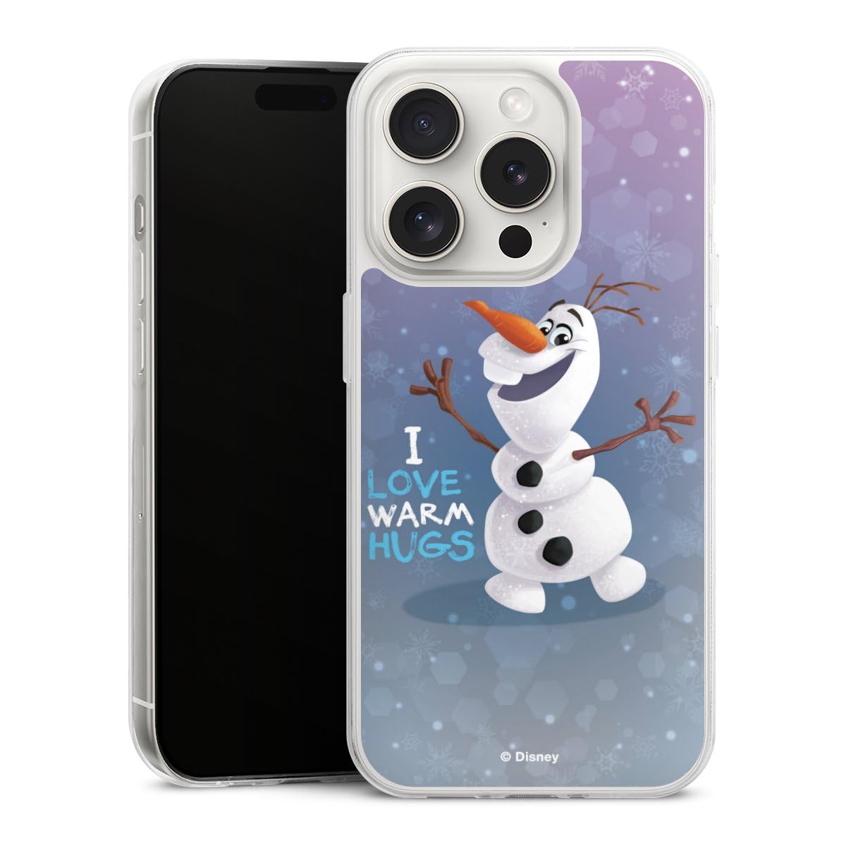 Custodia Silicone TPU Per Huawei Y5 (2019) - Cover Trasparente Ufficiale Frozen Con Olaf - 2
