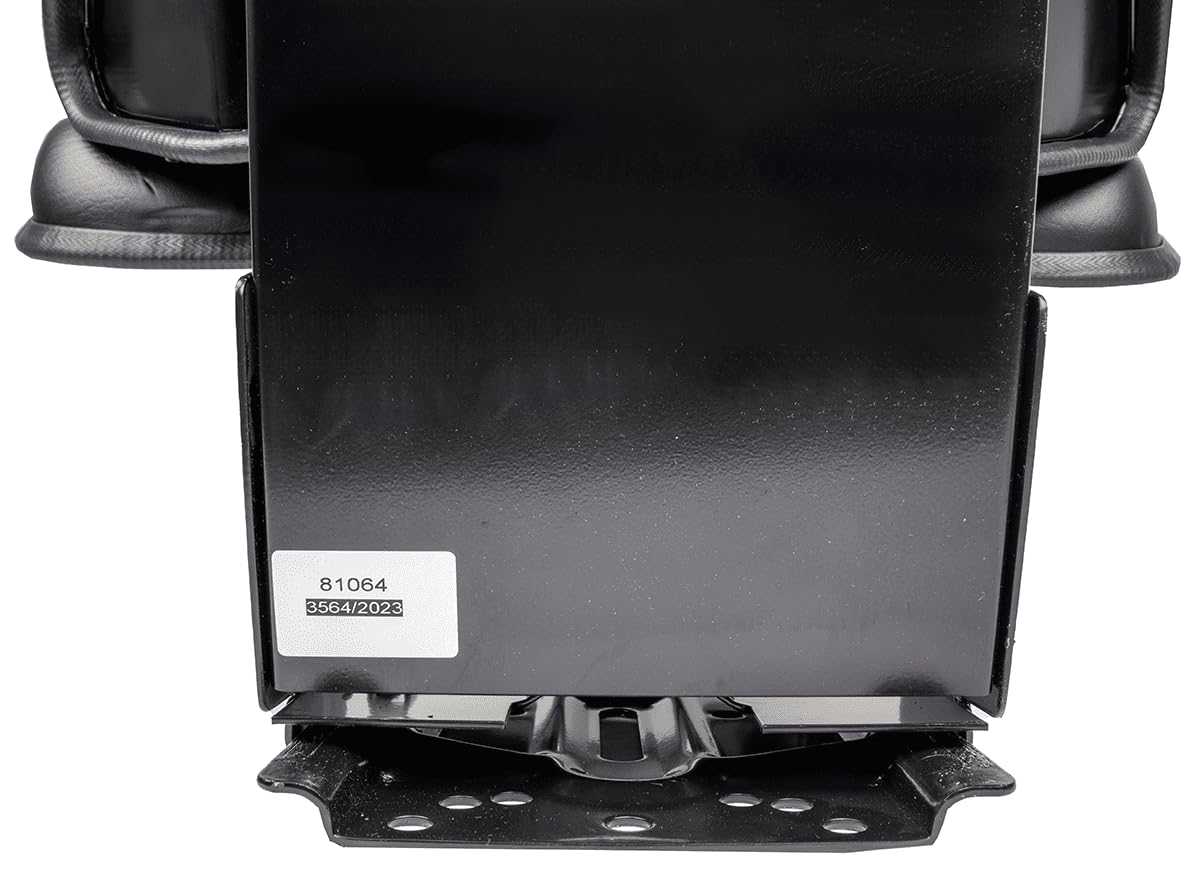 Sedile Trattore Ama Sky Nero Molleggio Regolabile 510 mm
