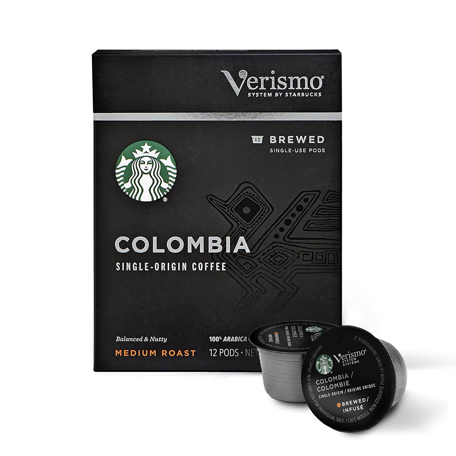 Buy Starbucks Verismo Colombia Coffee Pods Medium Roast, Single
