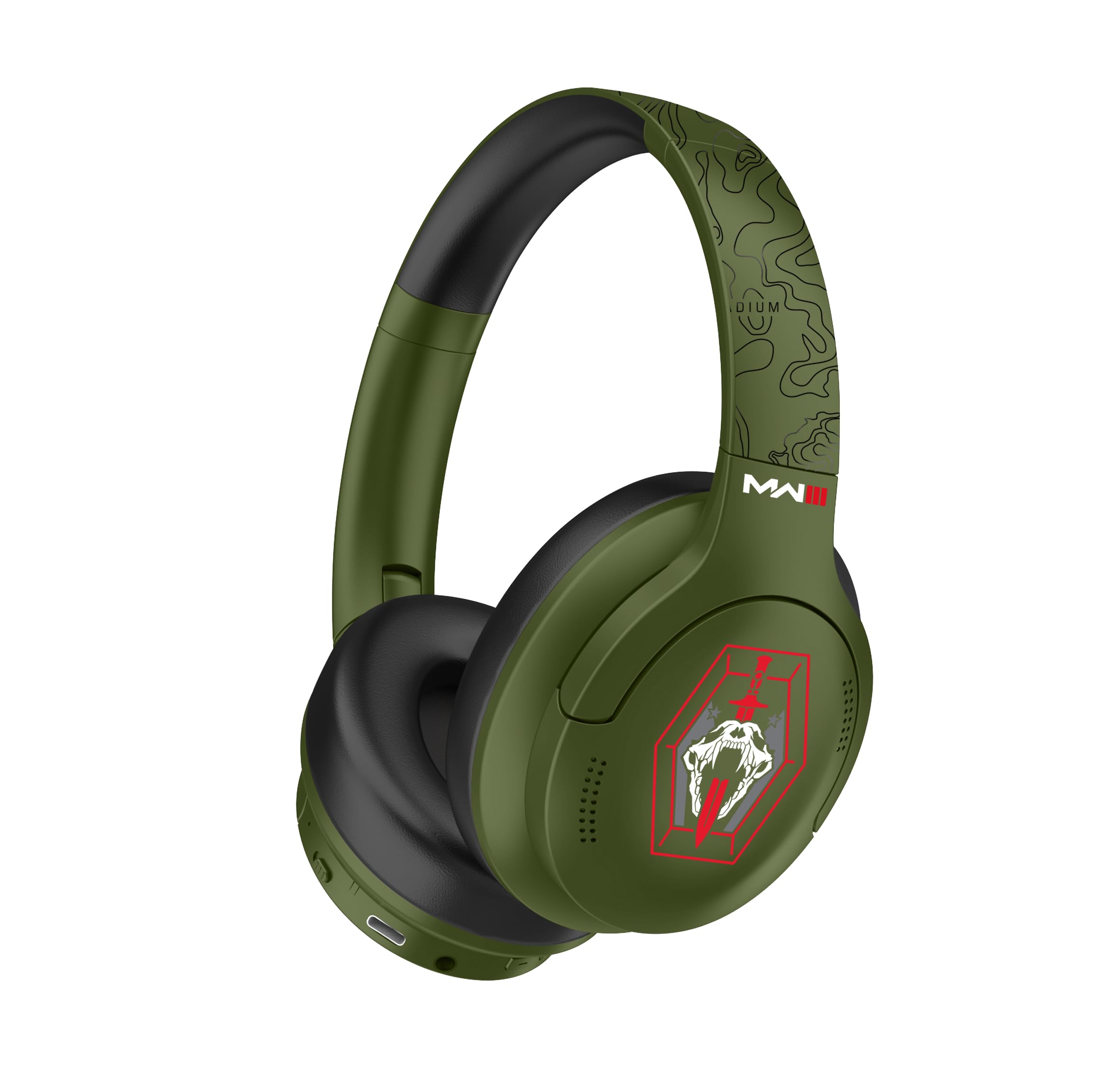 OTL Technologies COD261 Call of Duty Modern Warfare III Foldable ANC Wireless Headphones - Olive Green