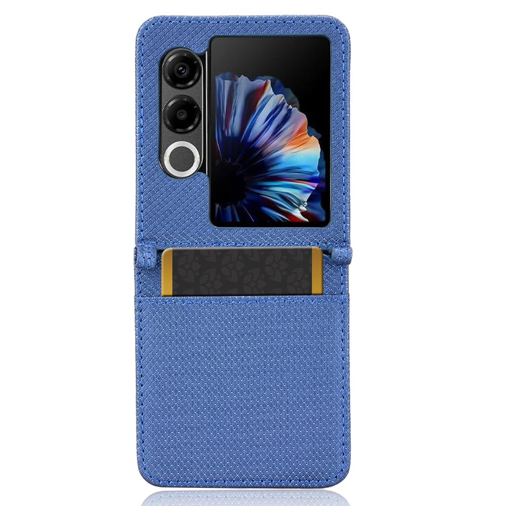 Coque Protection ZTE Nubia Flip 2 - étui PC Dur Avec Lanière Poignet, Décapsuleur Et Support - Couleur Bleu