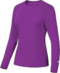 Bassdash T-Shirt de Protection Solaire UV UPF 50+ pour Femme à Manches Longues pour la pêche, la randonnée, la Performance