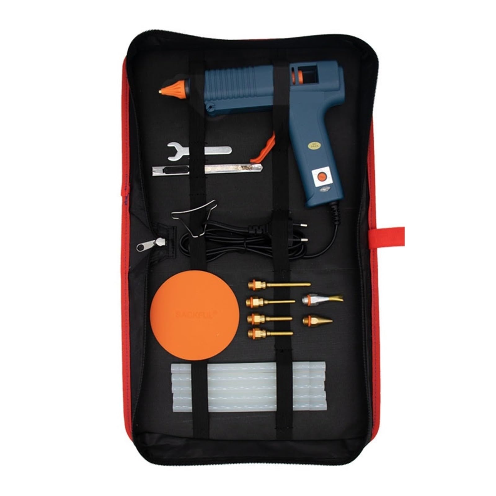 Yfdgd Set G 150W Hot Melt Glue Gun Adjustable Temperature Nozzle 11Mm Sticks Professional Indusrial Adhesive Quick Reliable Flow Bonding(Set G)