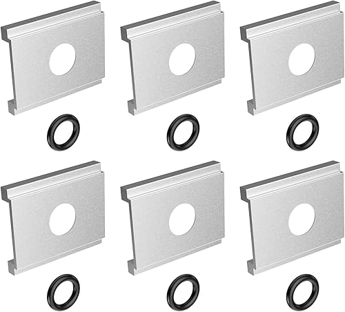 Adaptador de kayak de aluminio para FeelFree UniTrack, placa adaptadora de pista de kayak Feel Free, compatible con Kayak FeelFree, Johnny Boats,