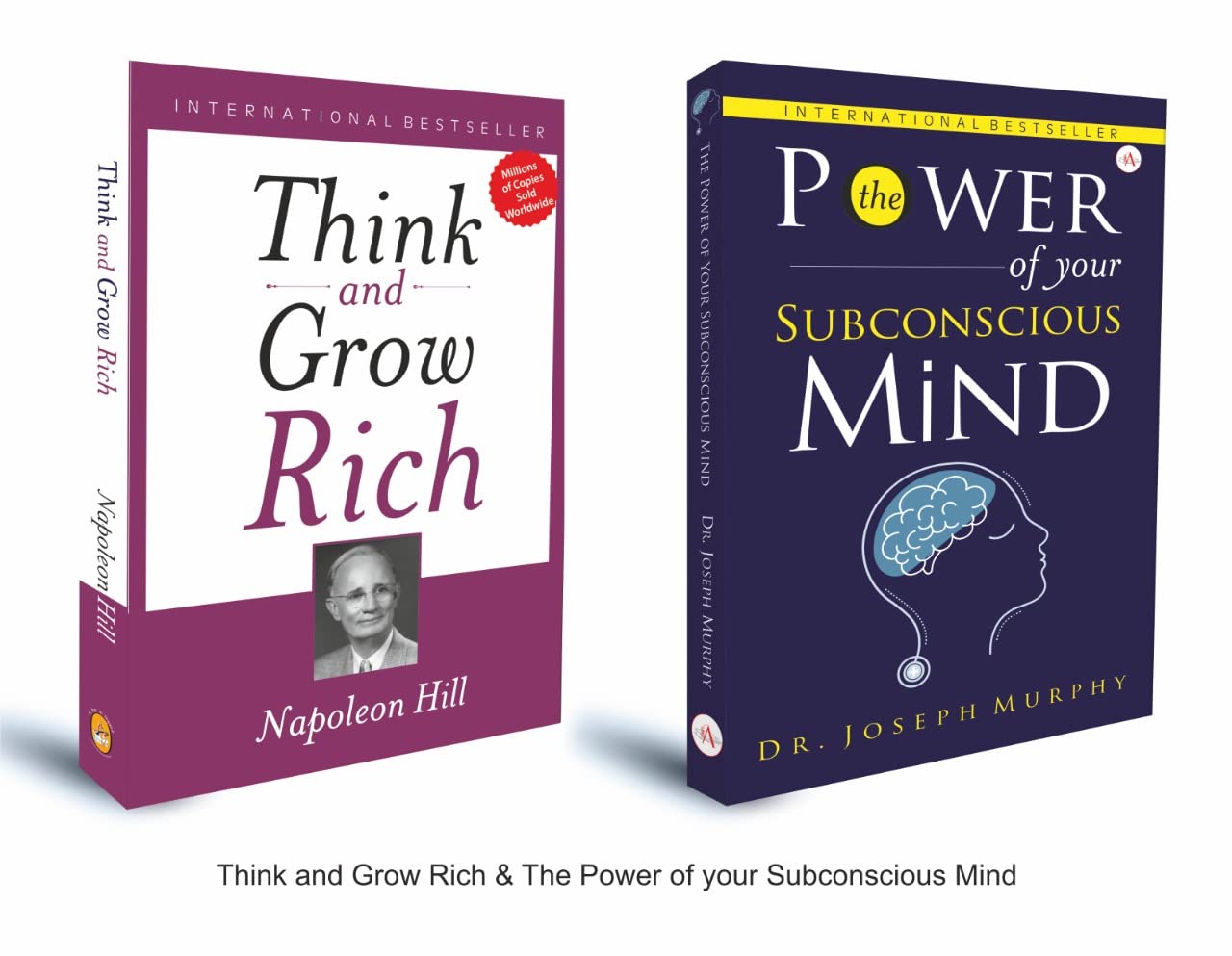 Think and Grow Rich + The Power of Your Subconscious Mind | Napoleon Hill, Dr. Joseph Murphy | Hardcover edition | International Bestseller books