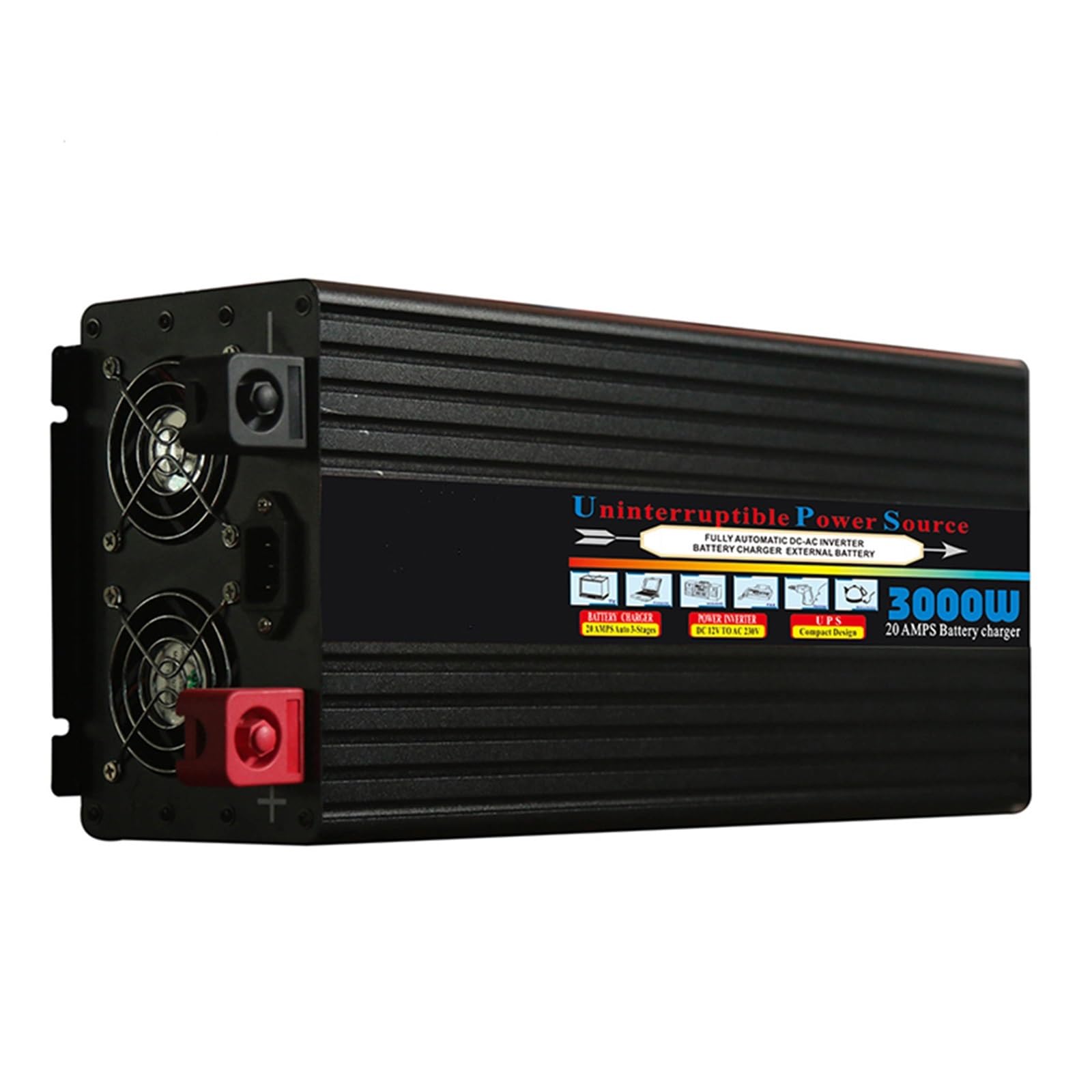 Onduleur UPS haute performance 3000W conversion 24V vers 110V stable