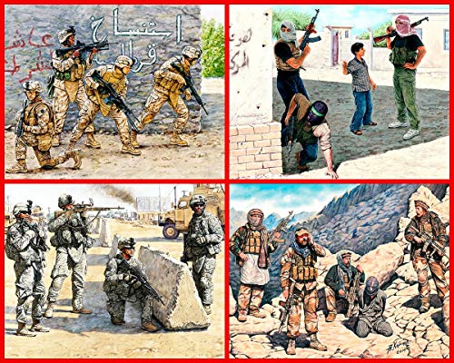 Maquette plastique 1/35 Master Box Irak : lot de 4 kits militaires d'exception