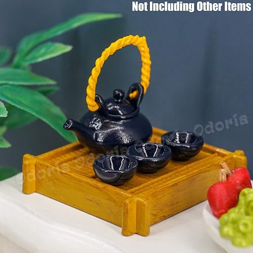 Miniatura 6 de Odoria 112 Tetera en miniatura y teteras accesorios de decoración de casa de muñecas