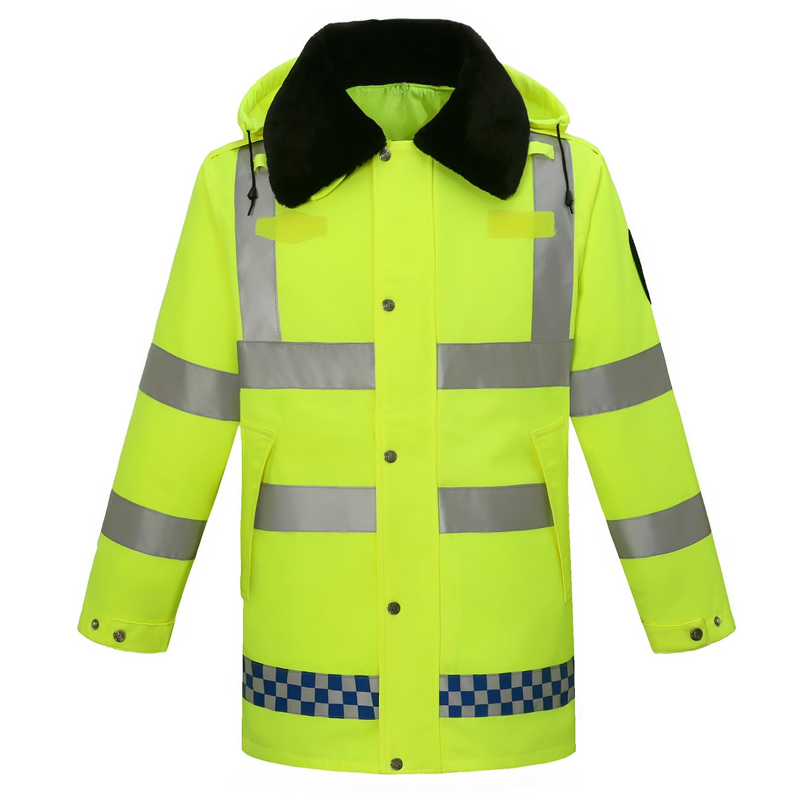 Verdickte Regenanzüge, Kältefeste Baumwollmantel wasserdichte Regenjacke, Outdoor-Arbeits-Regenmantel Für Männer Frauen