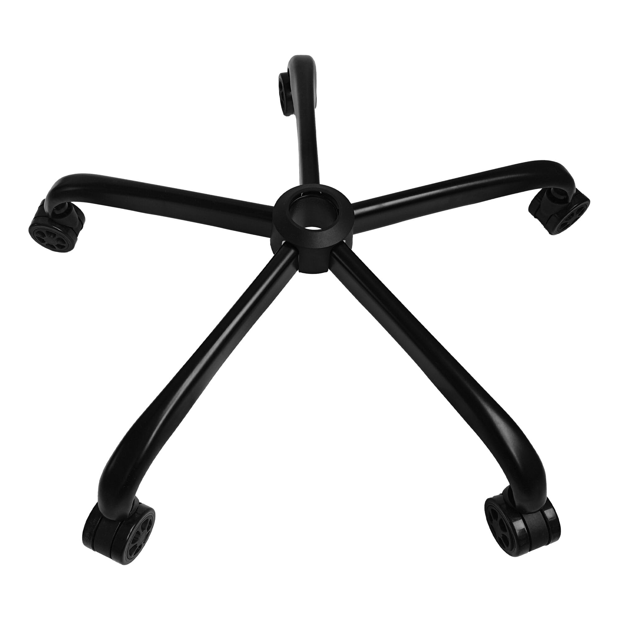 Base de silla de oficina resistente de 28 pulgadas con 5 ruedas, base universal de metal para silla de escritorio