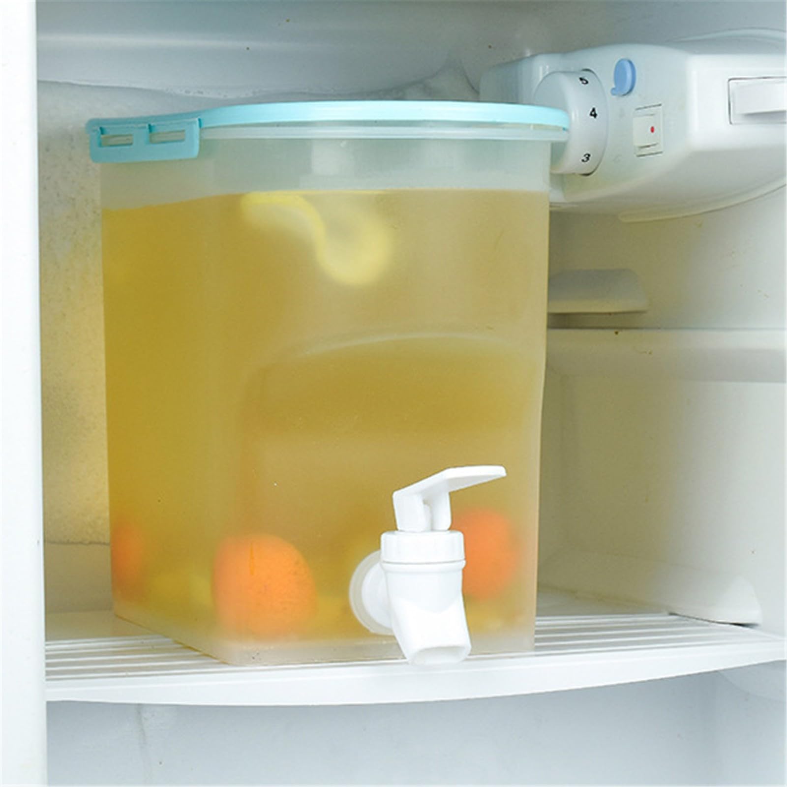 Koelkast Water Dispenser | Koelkast Drankcontainer | 3,5 l grote capaciteit koelkast waterdispenser met kraan | Waterdispenser Container Koelkast Kruik | Koelkast Koude Waterkoker voor Koelkast