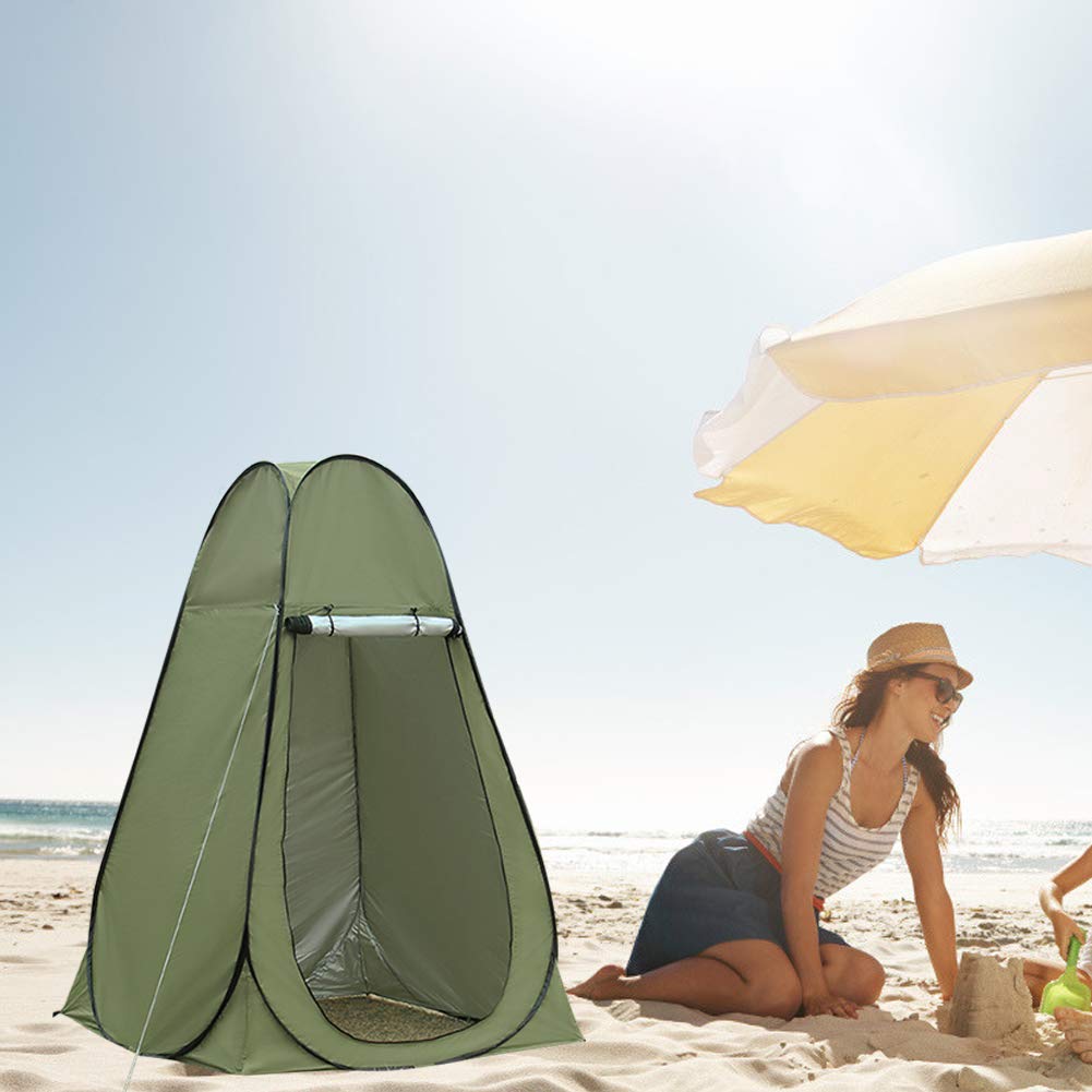 Duschzelt Pop up,Outdoor Wasserdicht Tragbare Pop Up Umkleidezelt Toilettenzelt Stehzelt für Camping Beach Garten Outdoor Privat Mobile Toilette