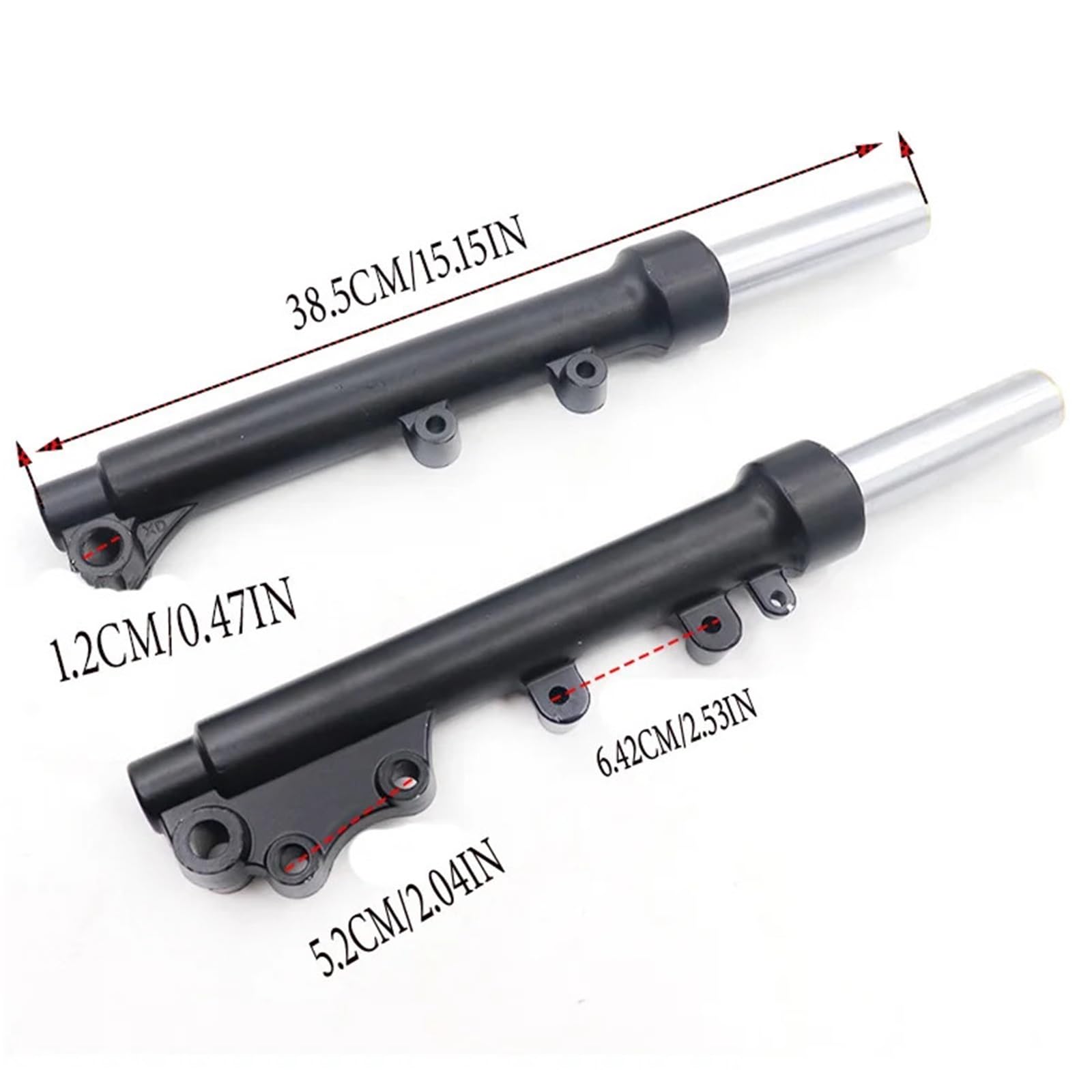 Amortiguador de Impacto Frontal hidráulico de 385MM y 365MM for Accesorios de Scooter eléctrico for Ci-tycoco