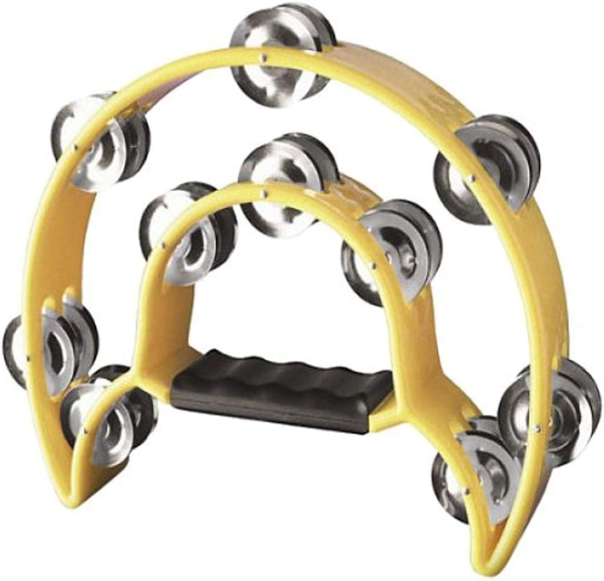 Stagg TAB-1 RD Cutaway Plastic Tambourine with 20 Jingles - Red