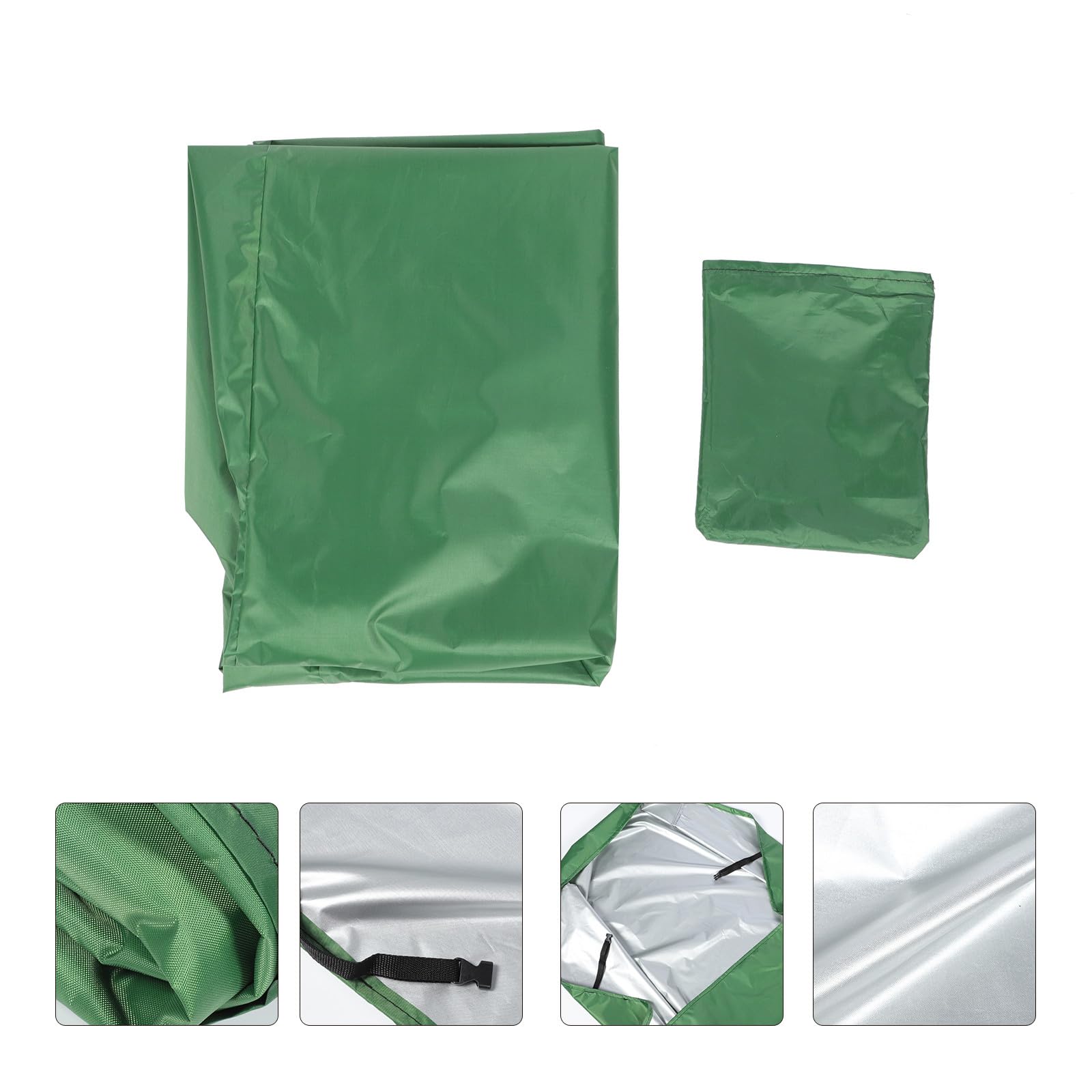 SOIMISS Cubierta para Tractor Cortacésped y Funda Protectora para Cortacésped al Aire Libre, Diseño Plegable de Tela Oxford 193X112X64 CM Resistente a Lluvia y Sol