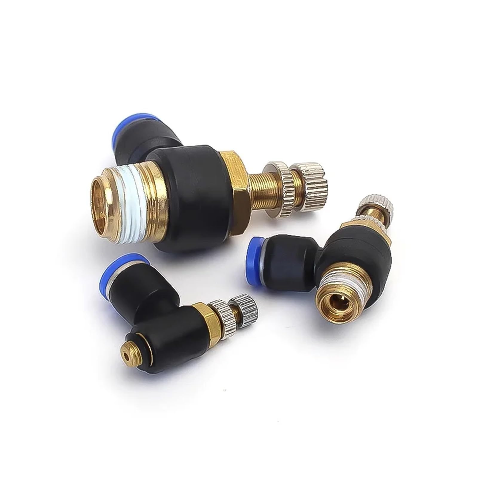 AARTERZZA SL Pneumatic Air Connector Fitting 4mm 6mm 8mm 10mm 12mm Speed Control Regulator Valves Push in to Air Hose Tube(SL12-02)