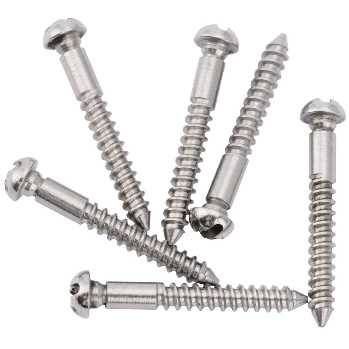 Musiclily Original Ultra 30X3.5mm Stainless Steel Tremolo Bridge Screws For Prs Style Electric Guitar, Color (Set Of 6)