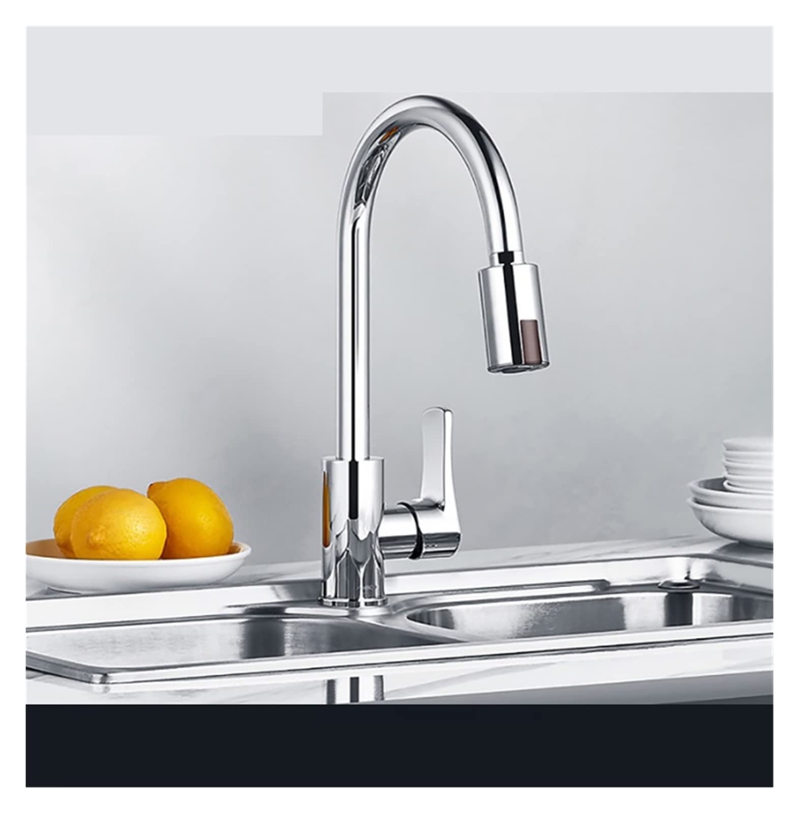 Rubinetto Bagno Lavabo, Rubinetti da cucina smart touch sensore intelligente adattatore senza contatto rubinetto rubinetti smart ugello accessori for rubinetti cucina da cucina