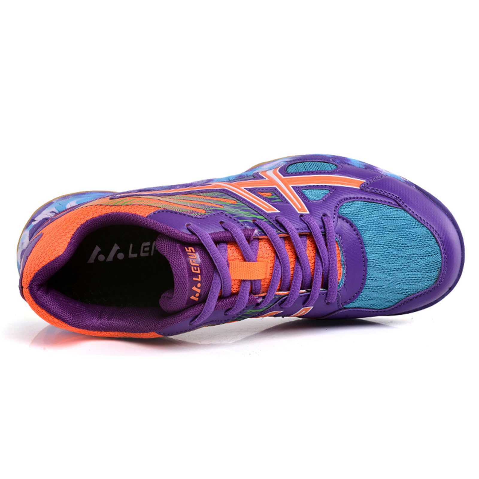 JiuQing Chaussures De Tennis pour Hommes Et Femmes Badminton Volleyball Baskets Légères Et Respirantes