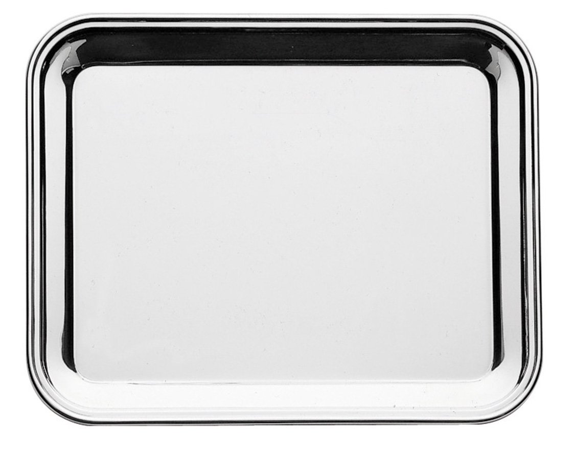 Piazza 360052 Plateau rectangulaire en acier Longueur 52 cm Largeur 38 cm
