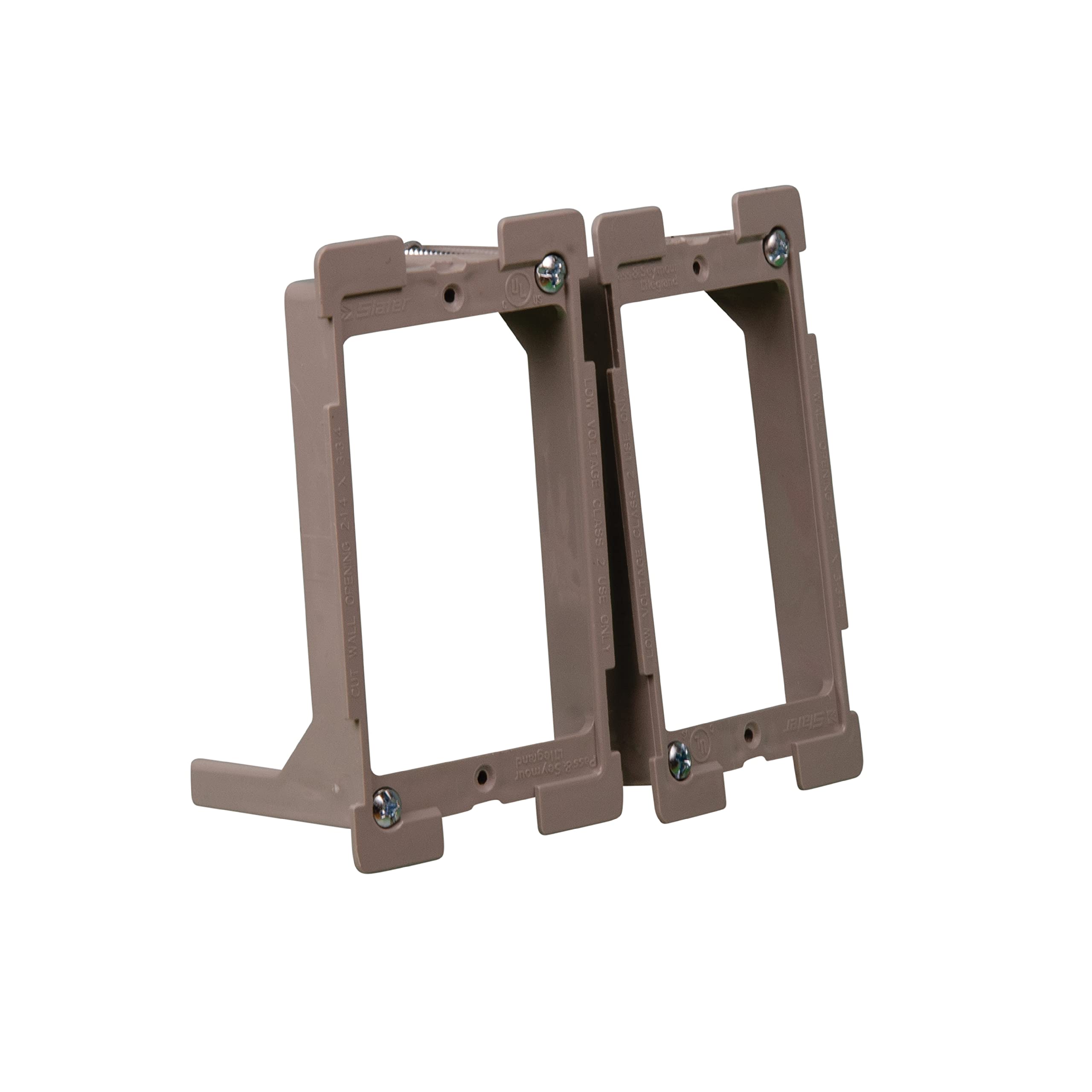 Legrand OnQ AC1010012PK Legrand-On-Q (2 Pack) Low Voltage Bracket, 1 Gang (Pack of 2), Gray — Amazon image 7