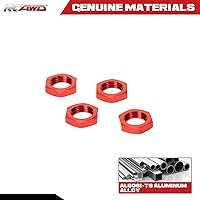 Vista 4 de RCAWD Adaptador de rueda hexagonal para actualizaciones X-Maxx, ruedas hexagonales 1/6, ruedas RC y neumáticos de aluminio, piezas de hopups