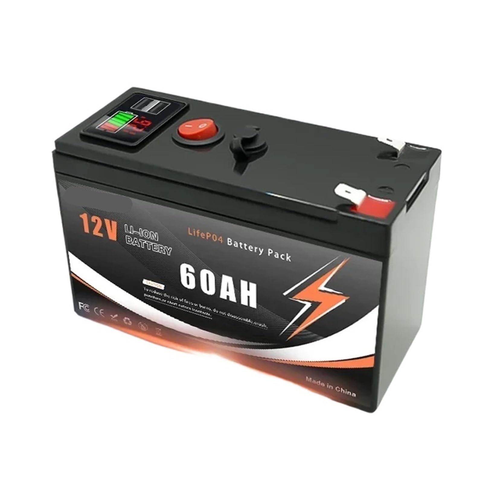 Batería De Ciclo Profundo De Litio LiFePO4 De 12V 150Ah For Energía Solar