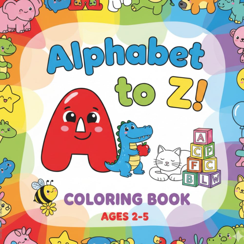 Alphabet to Z: A Fun First Coloring Book for Little Learners