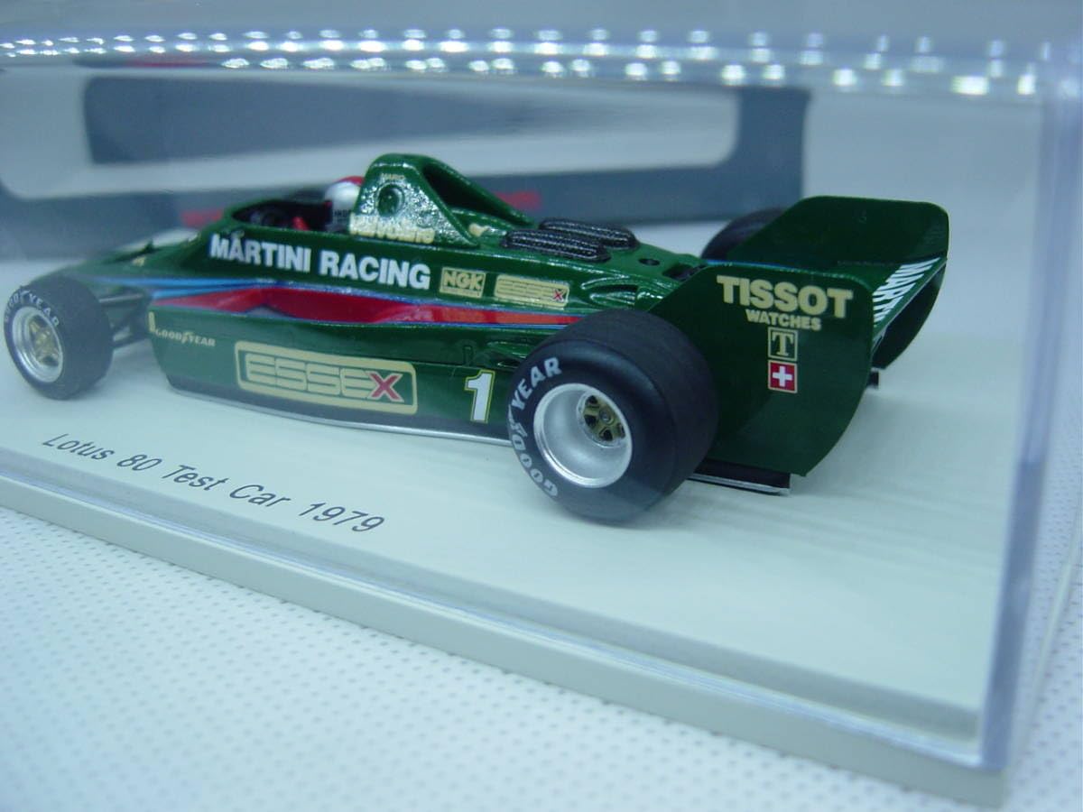 Amazon.co.jp: ~ spark 1/43 Lotus 80 Test Car 1979#1 Mario Andretti 