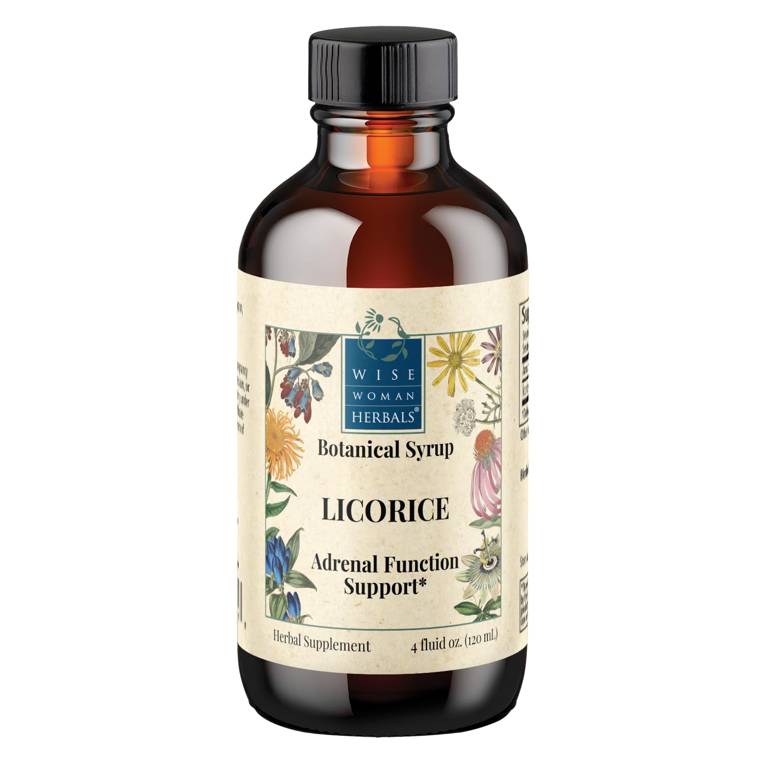 Licorice Botanical Syrup (Formerly Solid Extract) 4:1, Alcohol-Free, Digestive Comfort, Adrenal Balance, Immune, Respiratory & Healthy Inflammatory Response Support, 4 Fl Oz