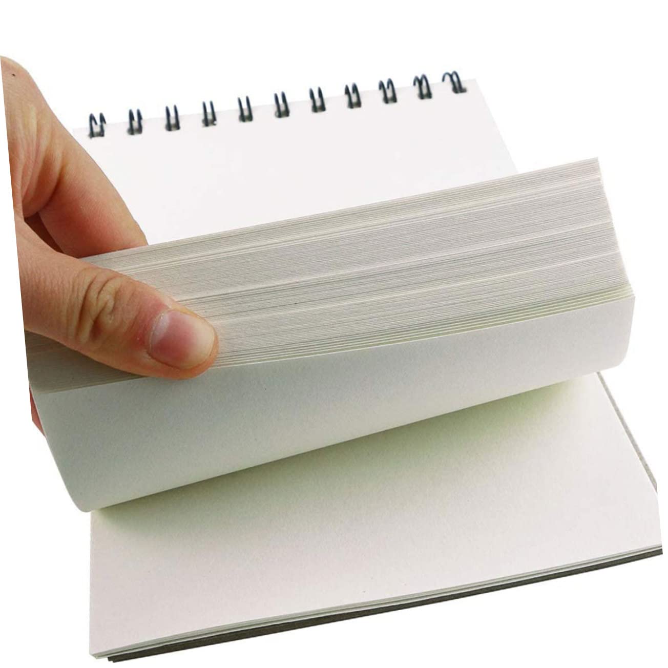 Cahier à Spirale A4 Marron 2 Pièces, Carnet de Croquis