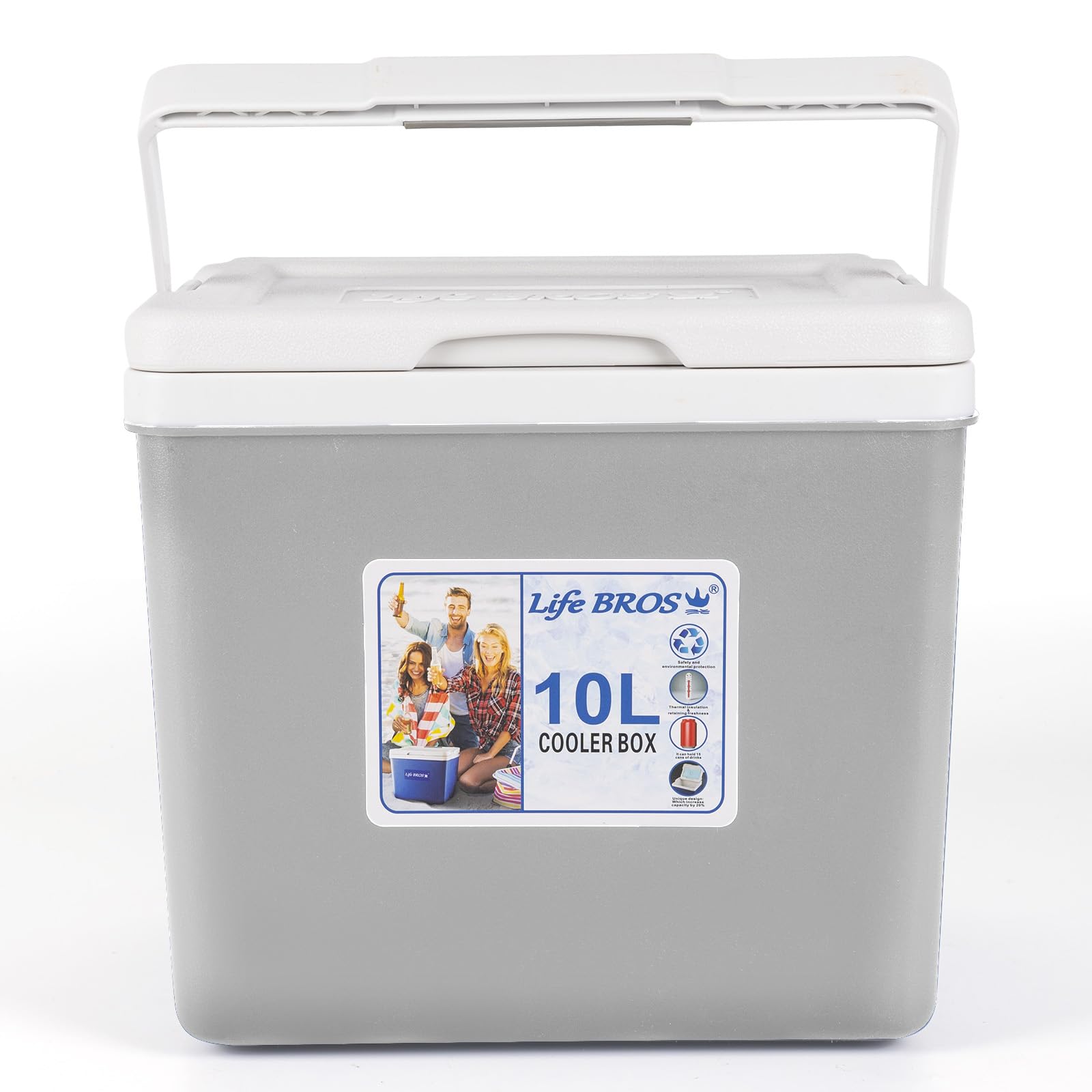 LifeBROS 10L 18L Insulated Cooler Hard Shell Lunch Box with Ice Pack