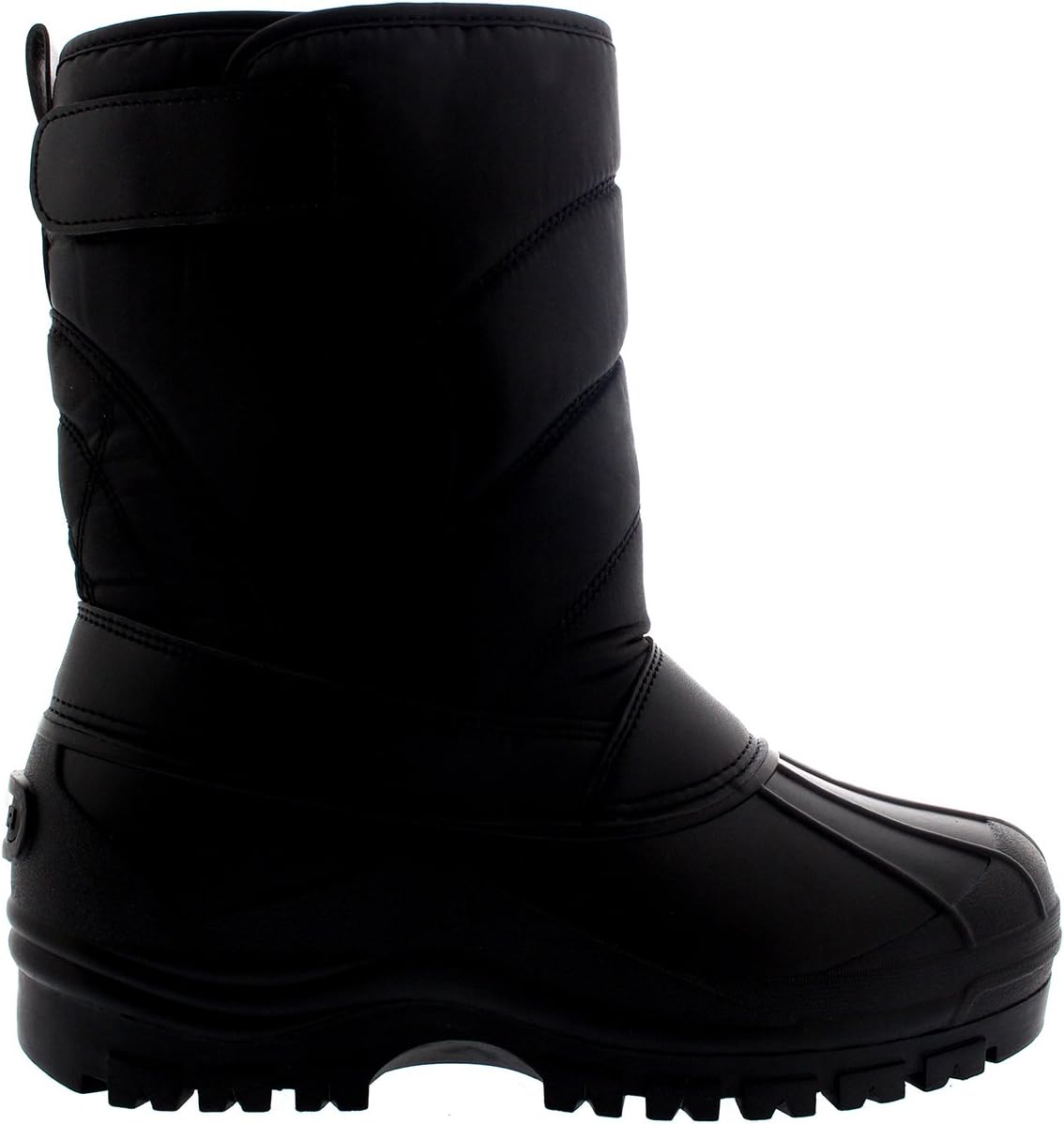 POLAR Mens Muck Nylon Strap Lace Up Duck Snow Winter Flat Rain Outdoor Boots - Image 4