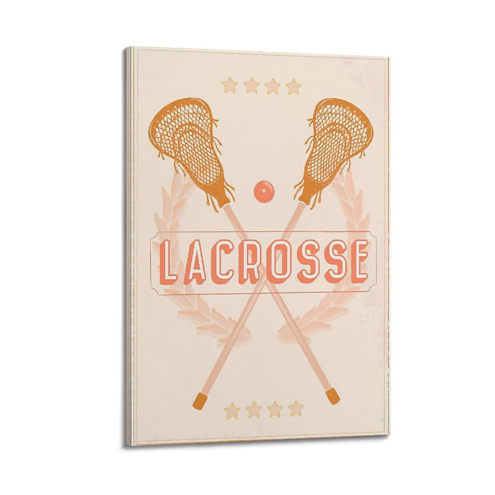 DLJGDS Sports Poster Lacrosse Decorative Painting Canvas Wall Posters And Modern Family Bedroom Decor 20x30inch(50x75cm)