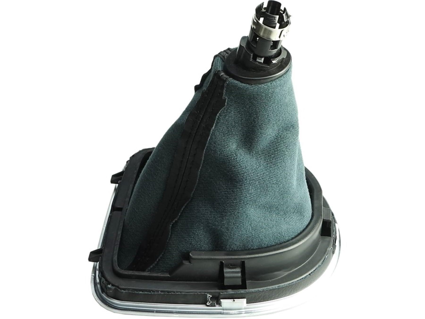 Schaltknauf 6 Gang + Schaltmanschette + Rahmen kompatibel für Seat Leon II 2005-2012, Toledo III 5P2 2004-2009, Altea 5P1 2004-2010, Altea XL 5P5 2006-2015