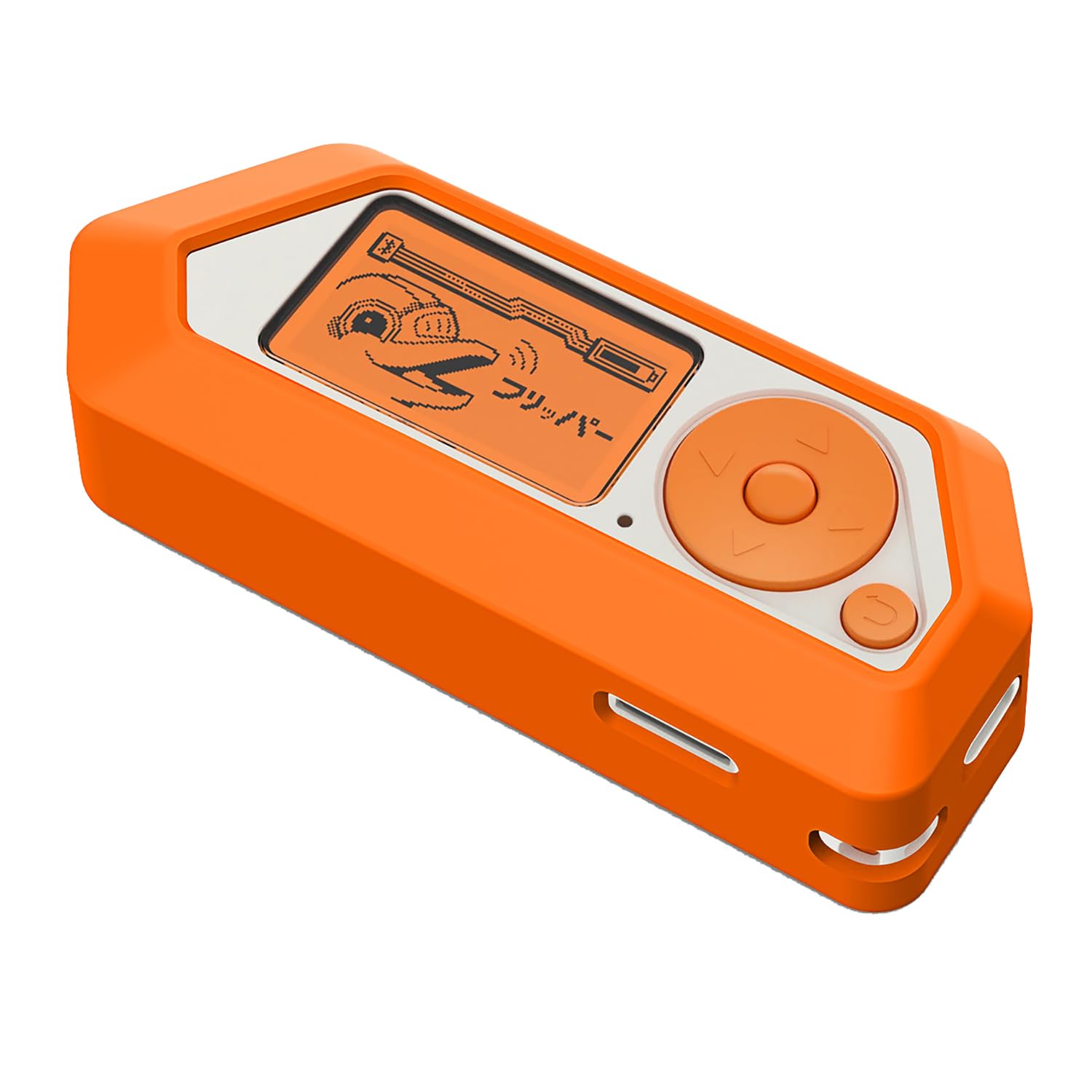 Soft Silicone Flexible Scratch Resistant Protective Case Compatible with Flipper Zero Device (Orange)