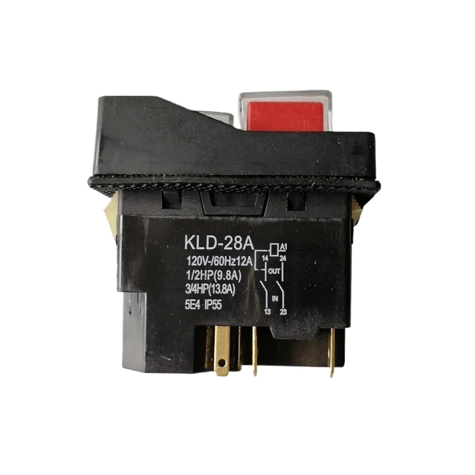 VSPPJYFG 5pins 4pins Waterproof Magnetic Pushbutton Switch KLD-28A 120v Electromagnetic Switches