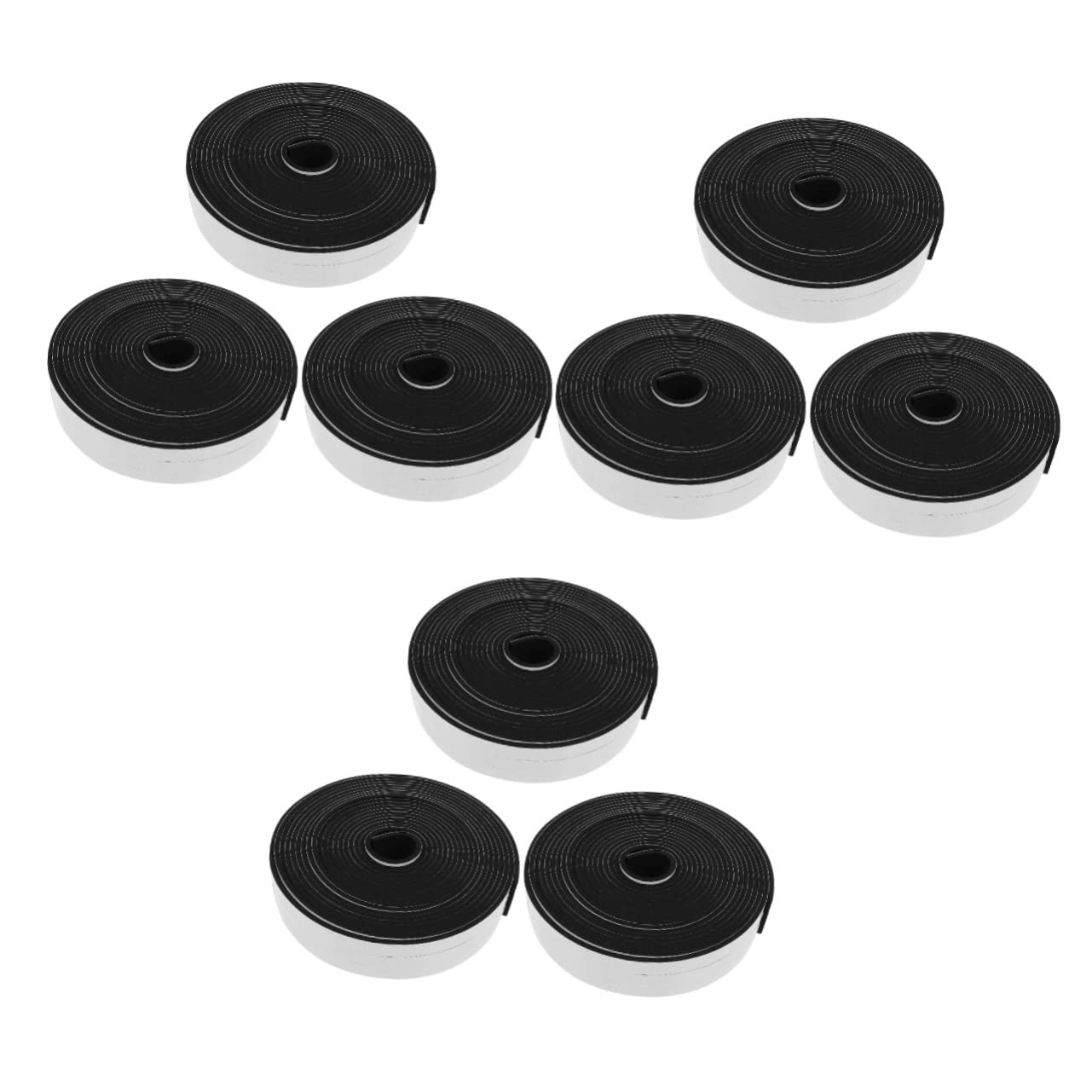 NUOBESTY 3 Set Di Strisce Sigillanti Per Porte E Finestre Strisce Ad Alta Densità Strisce Di Tenuta Per Porte Strisce In Schiuma Di Neoprene Nere