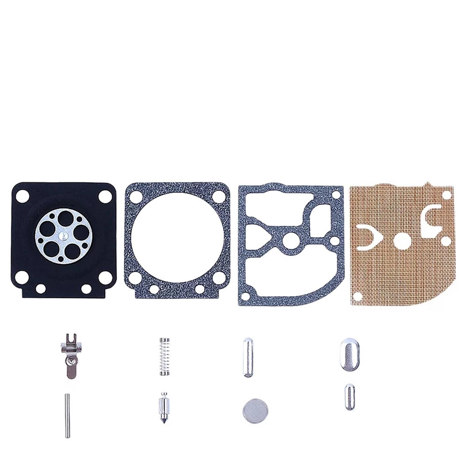 Kit de carburador Kits de reparación de carburador RB-77 compatibles con Zama 180 Zama C1Q-S57B compatibles con motosierras STIHL 017 018 MS170 MS180(Pack of 20)