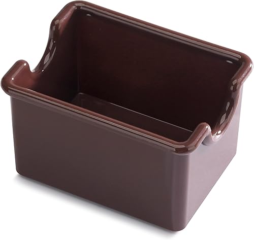 New Star Foodservice 28461 - Soporte de plástico para azúcar, color blanco, juego de 12