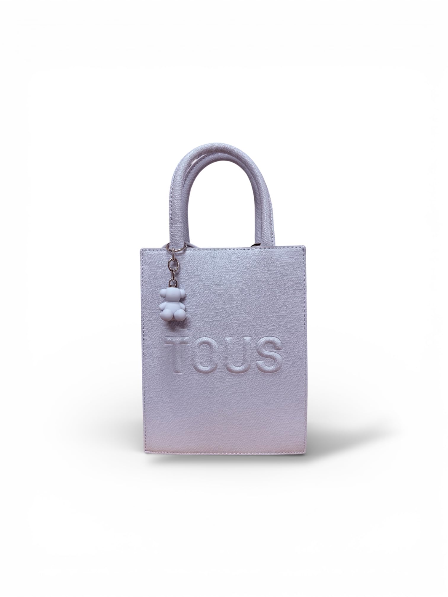 TOUS Mini Bolso Pop T Back to Basics, Azul Gris, con Charm de Osi...