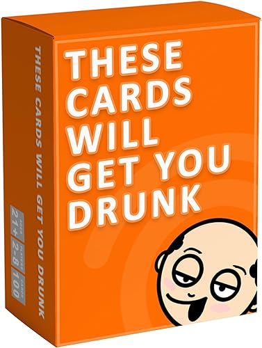 These Cards Will Get You Drunk divertido juego de bebida para adultos para fiestas