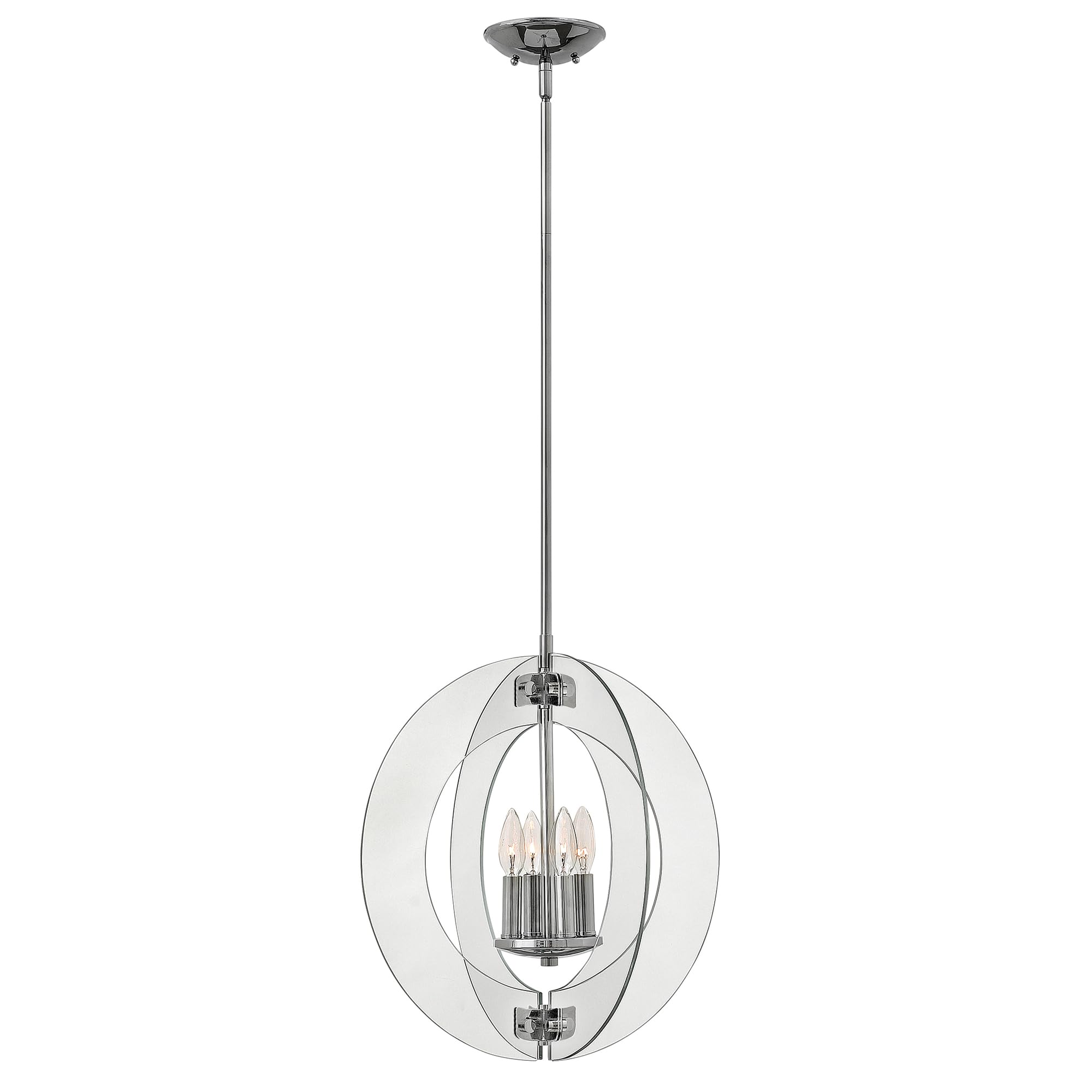 Elstead Lighting Chandelier, Polished Chrome