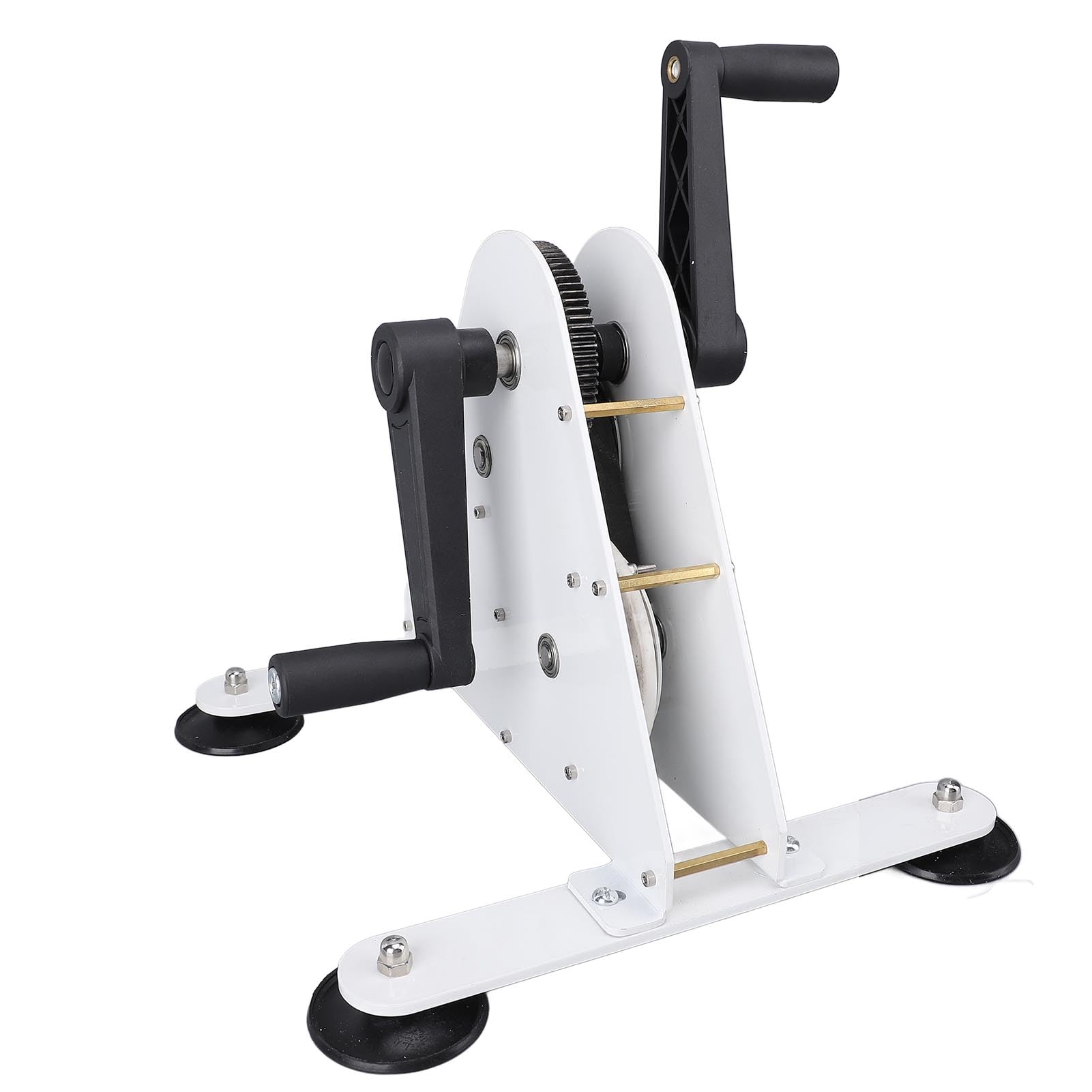 YWBL-WH Generatore a Manovella, Alimentatore Manuale in Acciaio Al Carbonio con Porte USB a Ricarica Rapida per Campeggio all'aperto e Uso di Emergenza