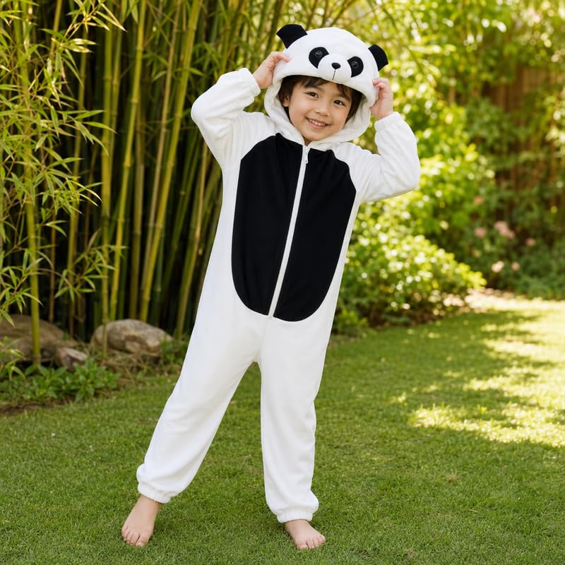 Image of Animal Costume for Kids | Plush Fancy Dress Costume for Boys & Girls |School Fancy Dress, Annual Day, Jungle Theme, Role Play, Halloween & Birthday Party