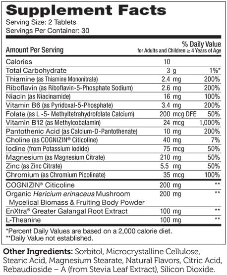 Zahler KidsActive, Kids Chewable Concentration Formula, All Natural Children’s Supplement Supporting Focus, Certified Kosher, 180 Fruit Punch Flavored Tablets - Image 2