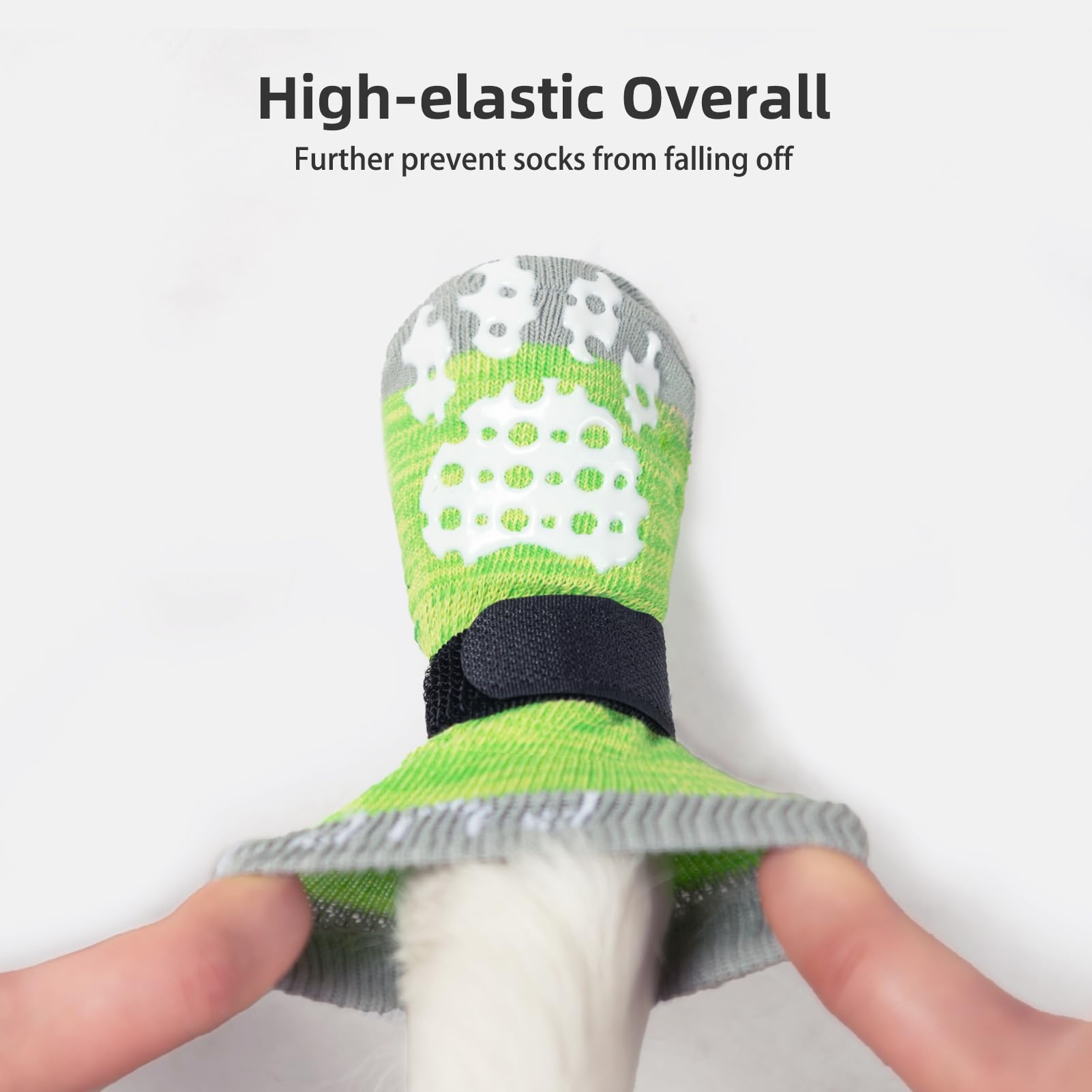 PUPTECK 2 works Anti-Slip Dog Socks Paws Stop Licking, Walking Boots for Injured Paws Hot Weather/Winter - Image 4
