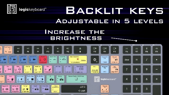 Amazon.com: Logickeyboard Wireless Backlit 'Titan' Designed for