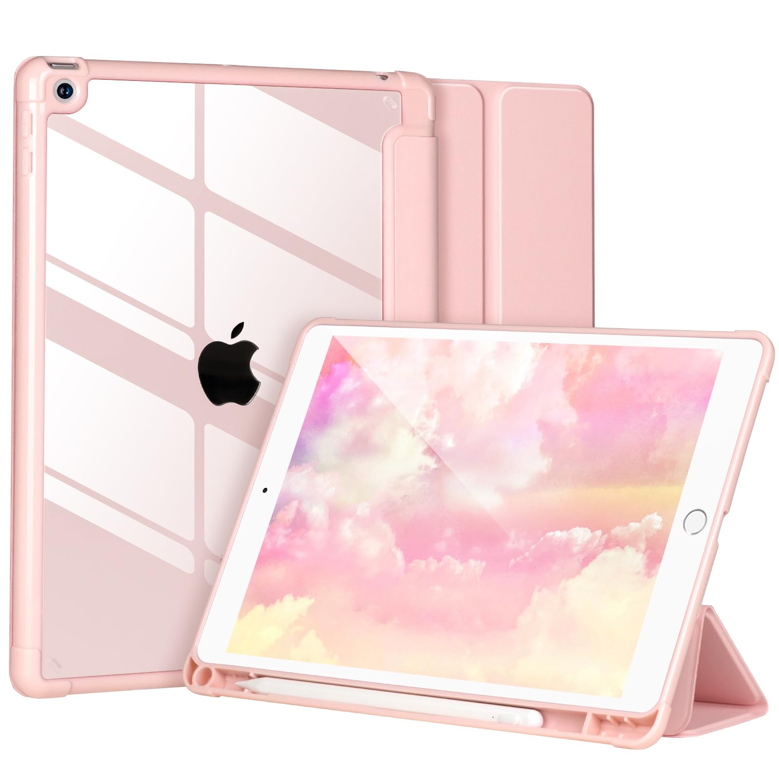 ZUGU iPadケース第9/8/7世代10.2インチ　カバー　ローズピンク Amazon.com: Case Compatible with iPad 9/8/7th Generation 10.2