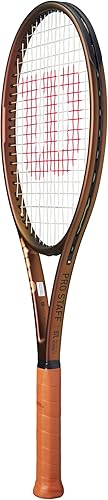 Miniatura 4 de Wilson Pro Staff 97L V14 Performance Tennis Rackets, Strung with Sensation 16 Natural at Mid Range Tension